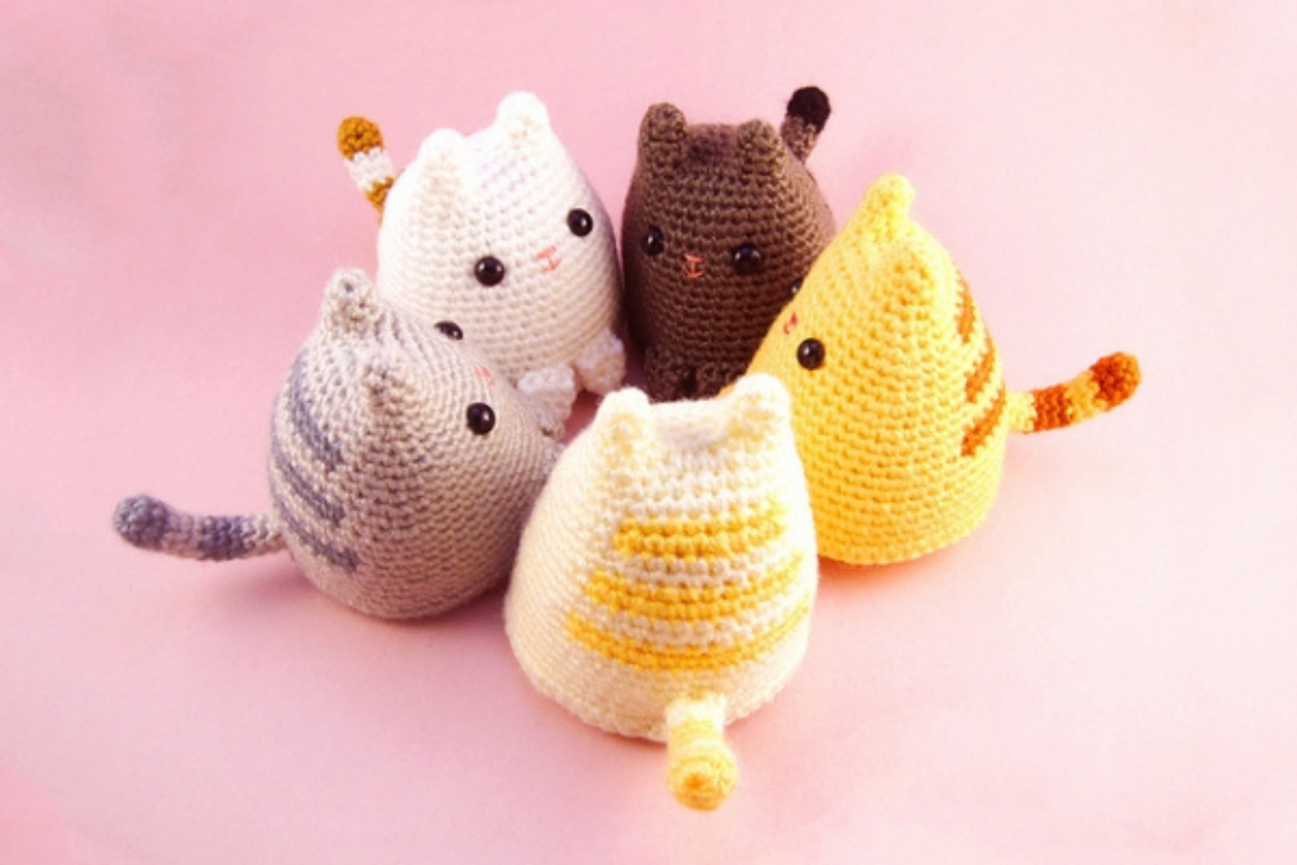Cute Cat Amigurumi Crochet Patterns Graphic by Anny Sketches · Creative Fabrica