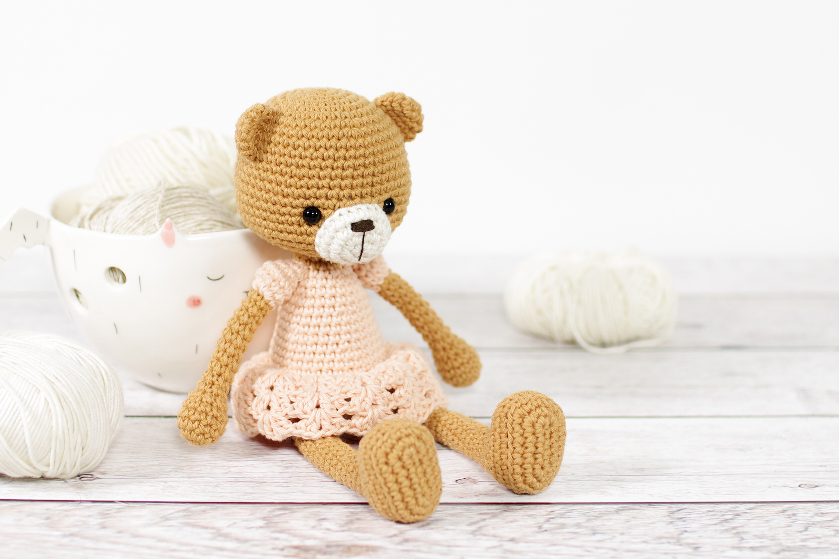 Teddy Bear Crochet Pattern Graphic by kristitullus · Creative Fabrica